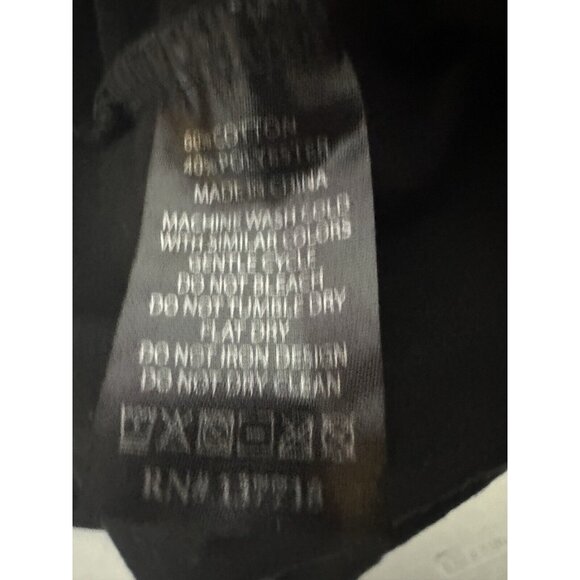 M Society Men’s Glittered Gold Money Black T Shirt Size 4XL - Picture 4 of 7